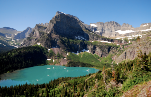 A nice hike to grinnell glacier and grinnell lake in Glacier National Park