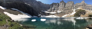 Iceberg lake trail in Glacier National Park