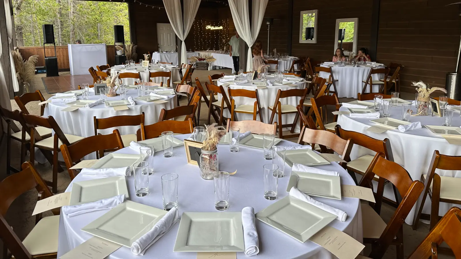 banner header wedding dining catering montana wedding dinner